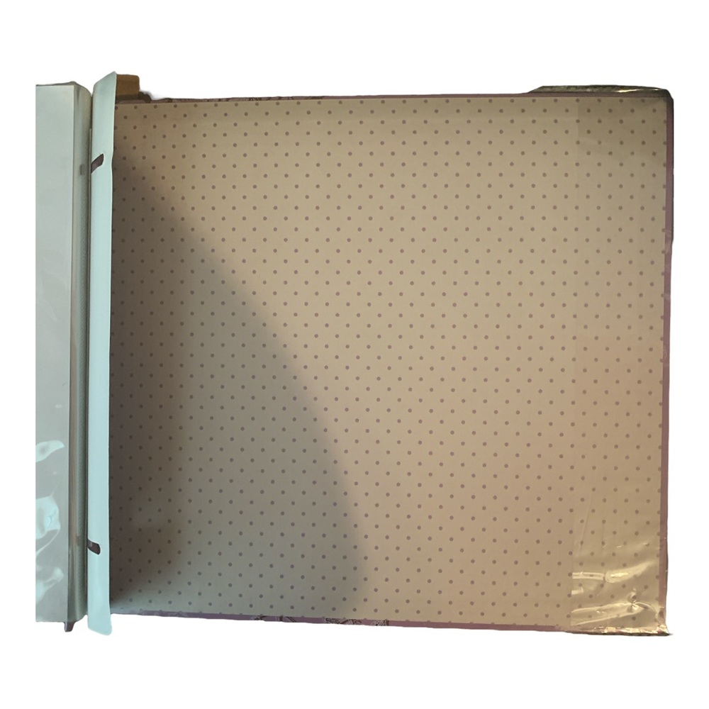 MBI Scrapbook Purple Floral Family 20 Pages 12 Inch X 12 Inch White Pages 865362 - Picture 3 of 4